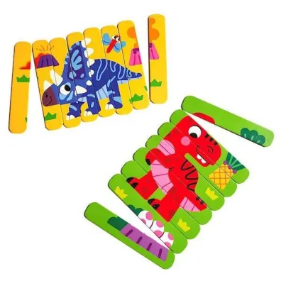 Puzzle sticks 16 el. Dinozaury Roter Kafer