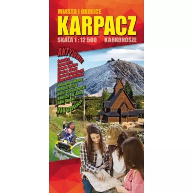 Karpacz. Mapa turystyczna w skali 1:12 500