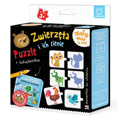 Zwierz�ta i ich cienie. Puzzle + ksi��eczka - Anna Podg�rska