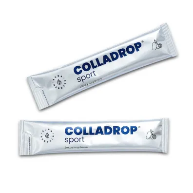 Aura Herbals Colladrop® Sport + kreatyna, kolagen morski 5000 mg Suplement diety 30 x 10.7 g