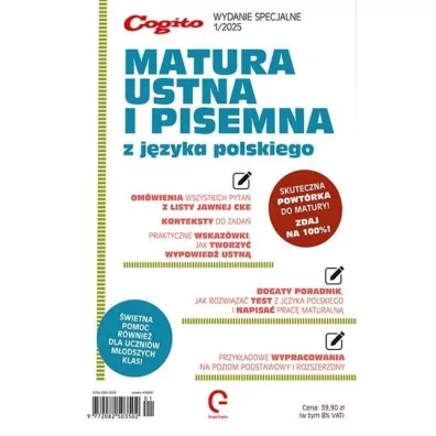 Matura ustna i pisemna z j�zyka polskiego 1/2025