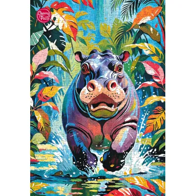 Puzzle 500 el. Happy Hippo CherryPazzi
