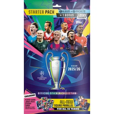 Champions League 2026 S&A Album Pack Topps