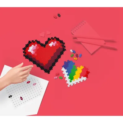 Puzzle By Numbers 250 el. Serce Plus-Plus