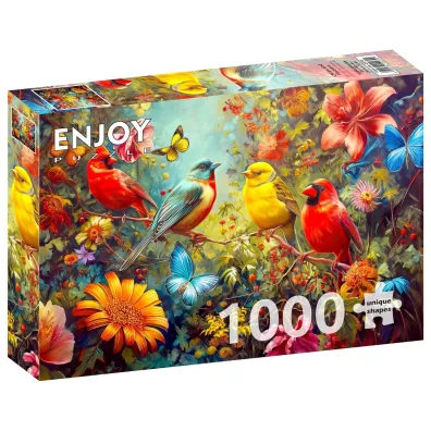 Puzzle 1000 �wierkanie i trzepotanie Enjoy