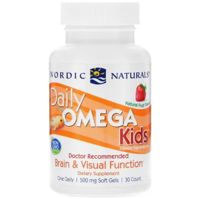 Nordic Naturals Daily Omega Kids Suplement diety 30 kaps.