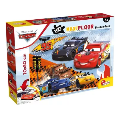 Puzzle dwustronne maxi 150 el. Auta Lisciani
