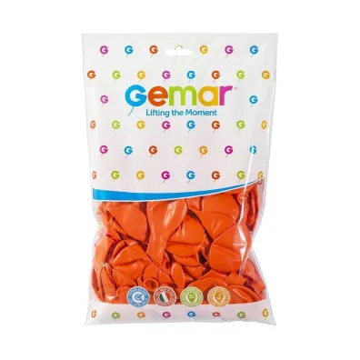 Godan Balony pastelowe pomara�czowe 21cm