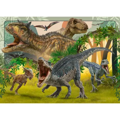 Puzzle 4x100 el. 2D Jurassic World Bumper Pack Ravensburger