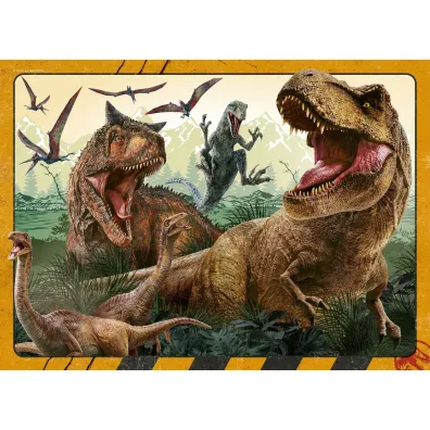 Puzzle 4x100 el. 2D Jurassic World Bumper Pack Ravensburger
