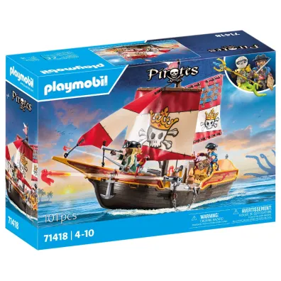Playmobil Pirates Statek piracki 71418