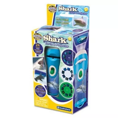 Latarka i projektor - Rekiny Brainstorm Toys