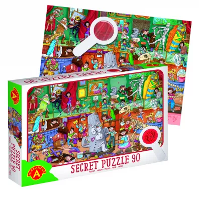 Puzzle obserwacyjne z lup� 90 el. Muzeum Alexander