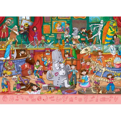 Puzzle obserwacyjne z lup� 90 el. Muzeum Alexander