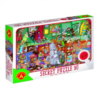 Puzzle obserwacyjne z lup� 90 el. Muzeum Alexander