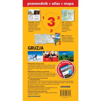 Gruzja zestaw przewodnikowy 3w1 2023