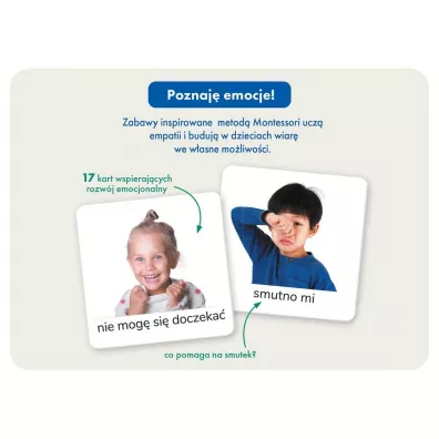 Montessori. Karty obrazkowe. Emocje