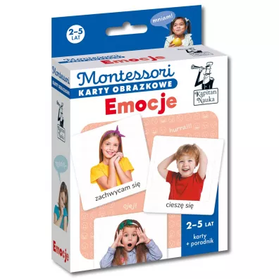 Montessori. Karty obrazkowe. Emocje