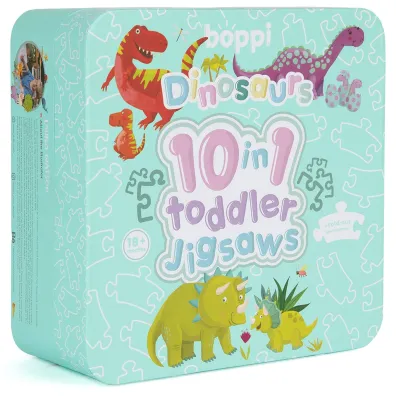 Puzzle progresywne Boppi 10w1 Dinozaury 30 elemenet�w