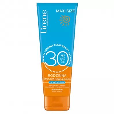 Lirene Rodzinna emulsja nawil�aj�ca na podra�nienia SPF 30 250 ml