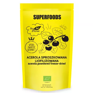 Bio Planet Acerola sproszkowana liofilizowana 100 g Bio