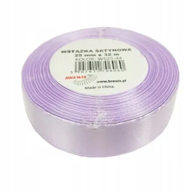 Brewis Wst��ka satynowa jasny lawendowy 25mm x 32m