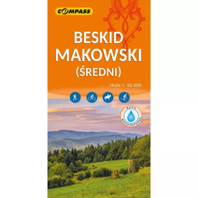 Beskid Makowski (�redni) mapa laminowana skala 1 : 50 000