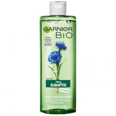 Garnier Bio Soothing Cornflower Micellar Water kojcy pyn micelarny do twarzy 400 ml