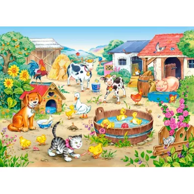 Puzzle 60 el. Farma Castorland
