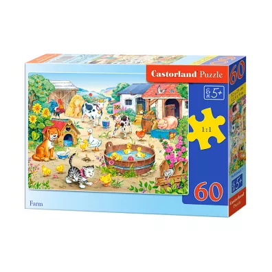 Puzzle 60 el. Farma Castorland