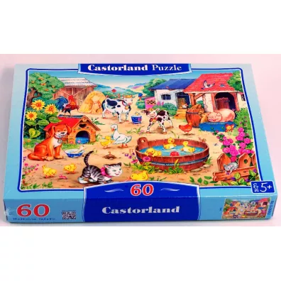 Puzzle 60 el. Farma Castorland