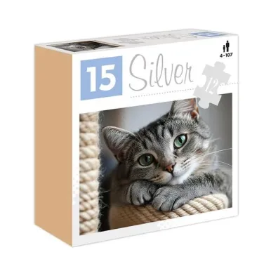 Puzzle 12 el. Kot Silver Alexander