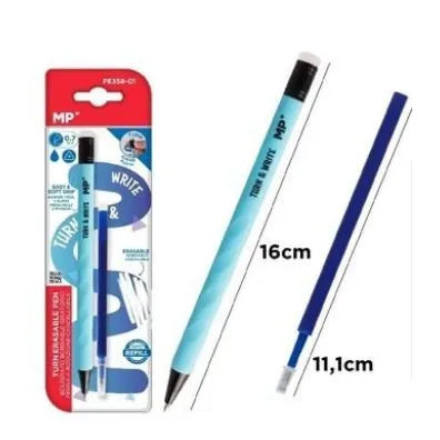 Mp Main Paper D�ugopis �cieralny 0,7mm niebieski + wk�ad