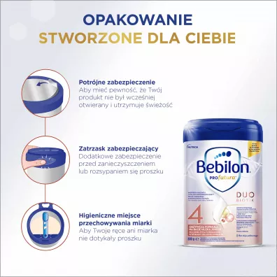 Bebilon Profutura Duobiotik 4 Formu�a na bazie mleka po 2. roku �ycia 800 g