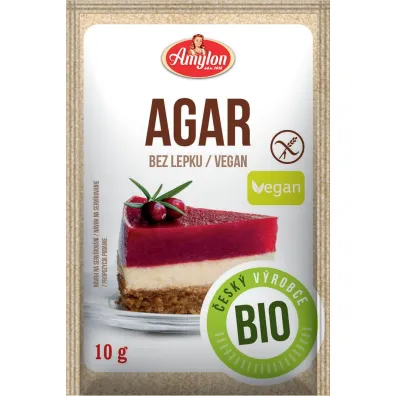 Amylon Agar - agar bezglutenowy 10 g Bio