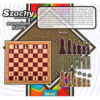 Szachy drewniane