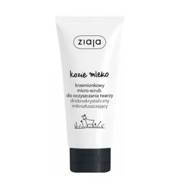 Ziaja Kozie Mleko krzemionkowy micro-scrub do oczyszczania twarzy 75 ml
