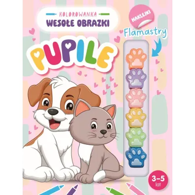 Kolorowanka Weso�e obrazki. Pupile