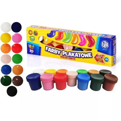 Astra Farby plakatowe 13 x 20 ml