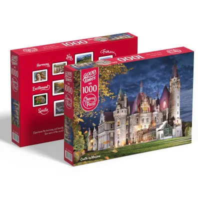 Puzzle 1000 el. Castle in Moszna CherryPazzi