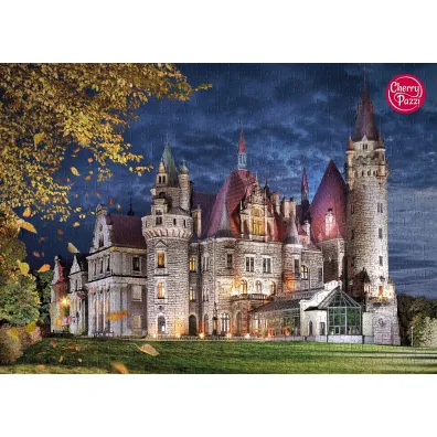 Puzzle 1000 el. Castle in Moszna CherryPazzi