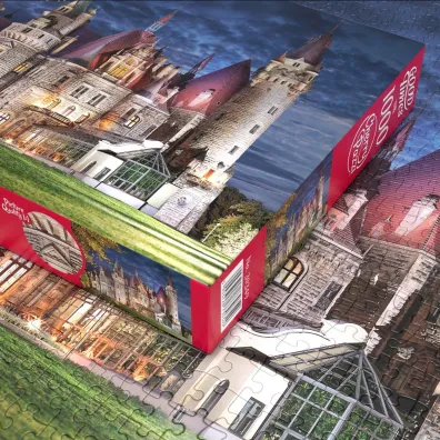 Puzzle 1000 el. Castle in Moszna CherryPazzi