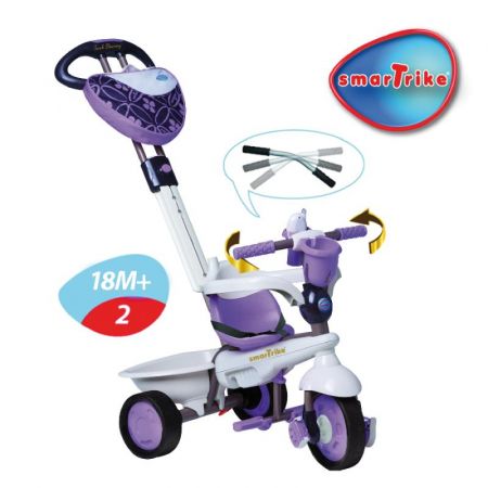 Pojazd/Rowerek Smart Trike 4w1 - Dream Touch Steering - fioletowy