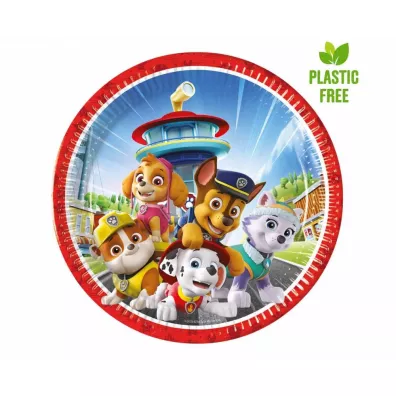 Psi Patrol Talerzyki papierowe Paw Patrol Rescue Heroes, next generation 23cm 8 szt.