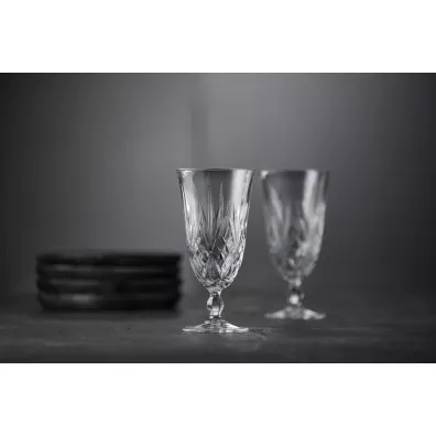 Lyngby Glas Szklanki do piwa ze szka krysztaowego Melodia 916094 4 x 400 ml