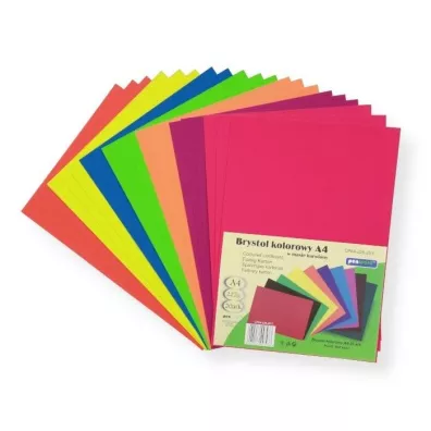 Penword Tektura A4 kolorowa mix fluo