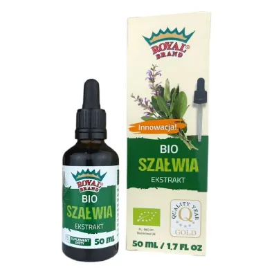 Royal Brand Ekstrakt z sza�wii w kroplach Suplement diety 50 ml Bio