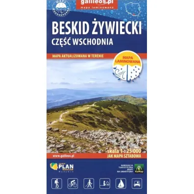 Mapa turystyczna - Beskid �ywiecki cz.wschodnia