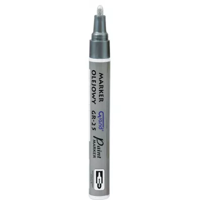 Marker olejowy Grand GR-25 srebrny