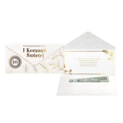 Kukartka Koperta podarunkowa KOP-012 Komunia